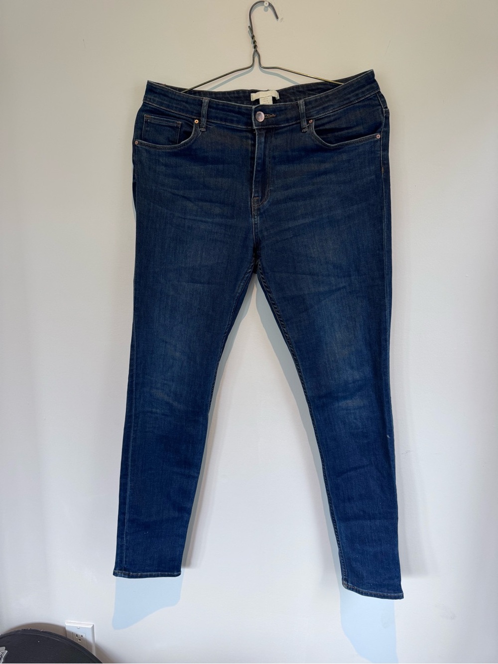 Dark Blue Women's Stretch Skinny Jeans